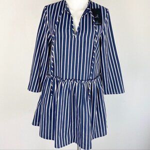 THE FIFTH POPPY STRIPE DRESS XS